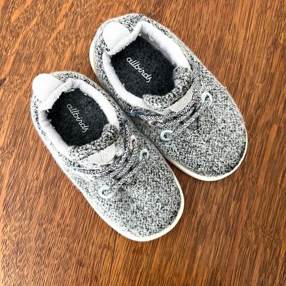 Allbirds Smallbirds Gray Sneakers Toddler Kids Size 6 - Picture 3 of 7